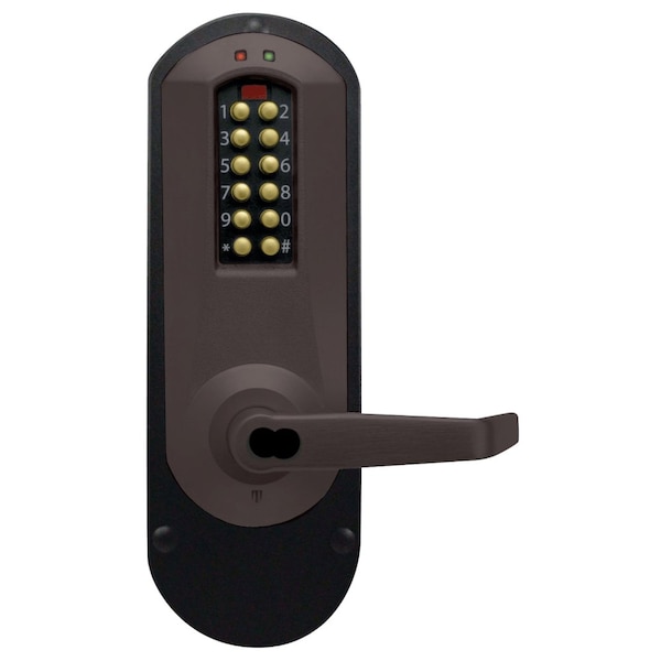 E-Plex 5000 Exit Trim, Winston Lever, 100 Access Codes, 3,000 Audit Events, 6/7-Pin SFIC Prep, Less